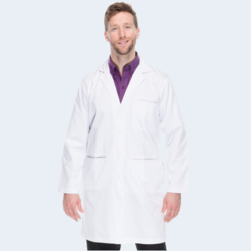 Men's Fitted Lab Coat