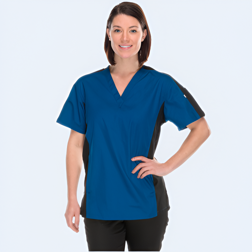 Side Panel Scrub Top