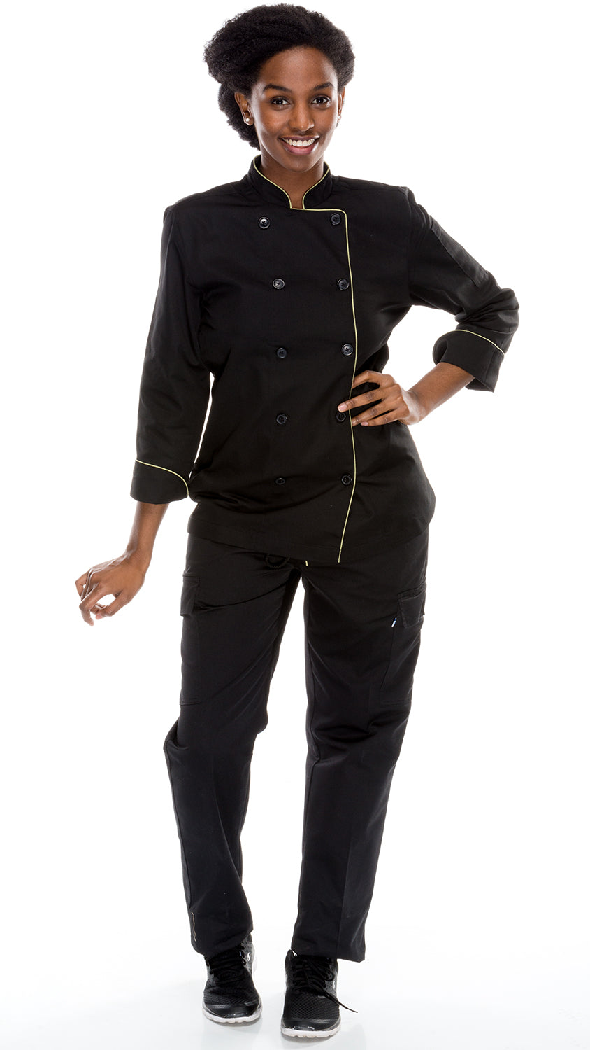 Classic Chef Jacket with Piping