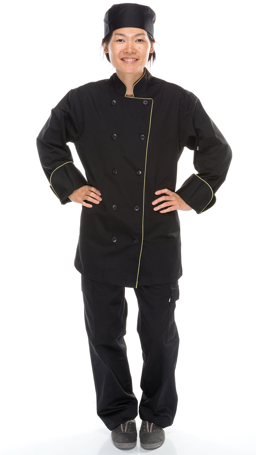 Classic Chef Jacket with Piping