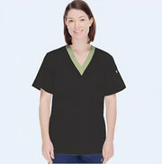 Classic Trimmed Scrub Top