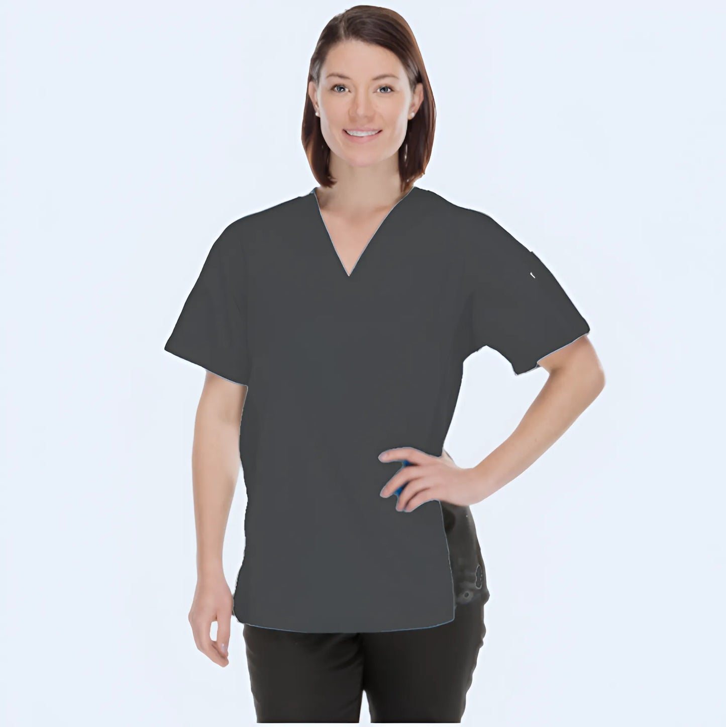 Side Panel Scrub Top