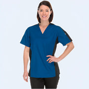 Side Panel Scrub Top