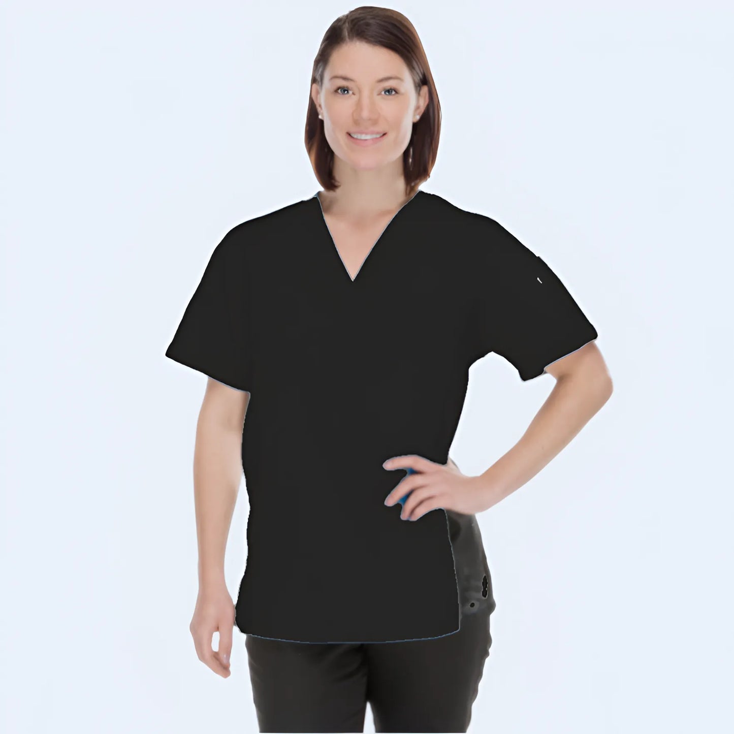 Side Panel Scrub Top