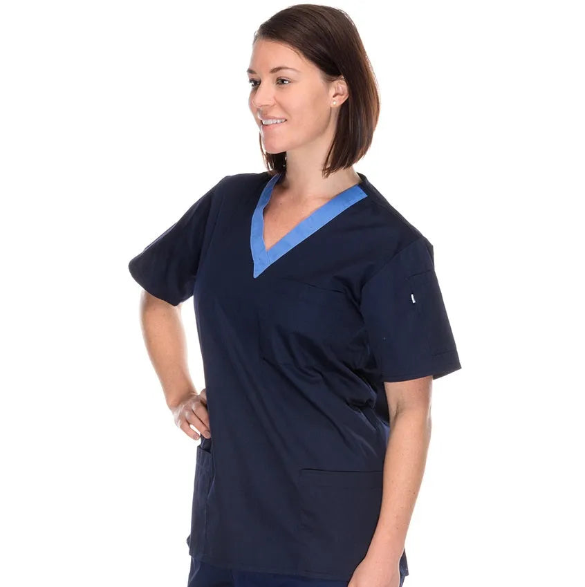 Classic Trimmed Scrub Top